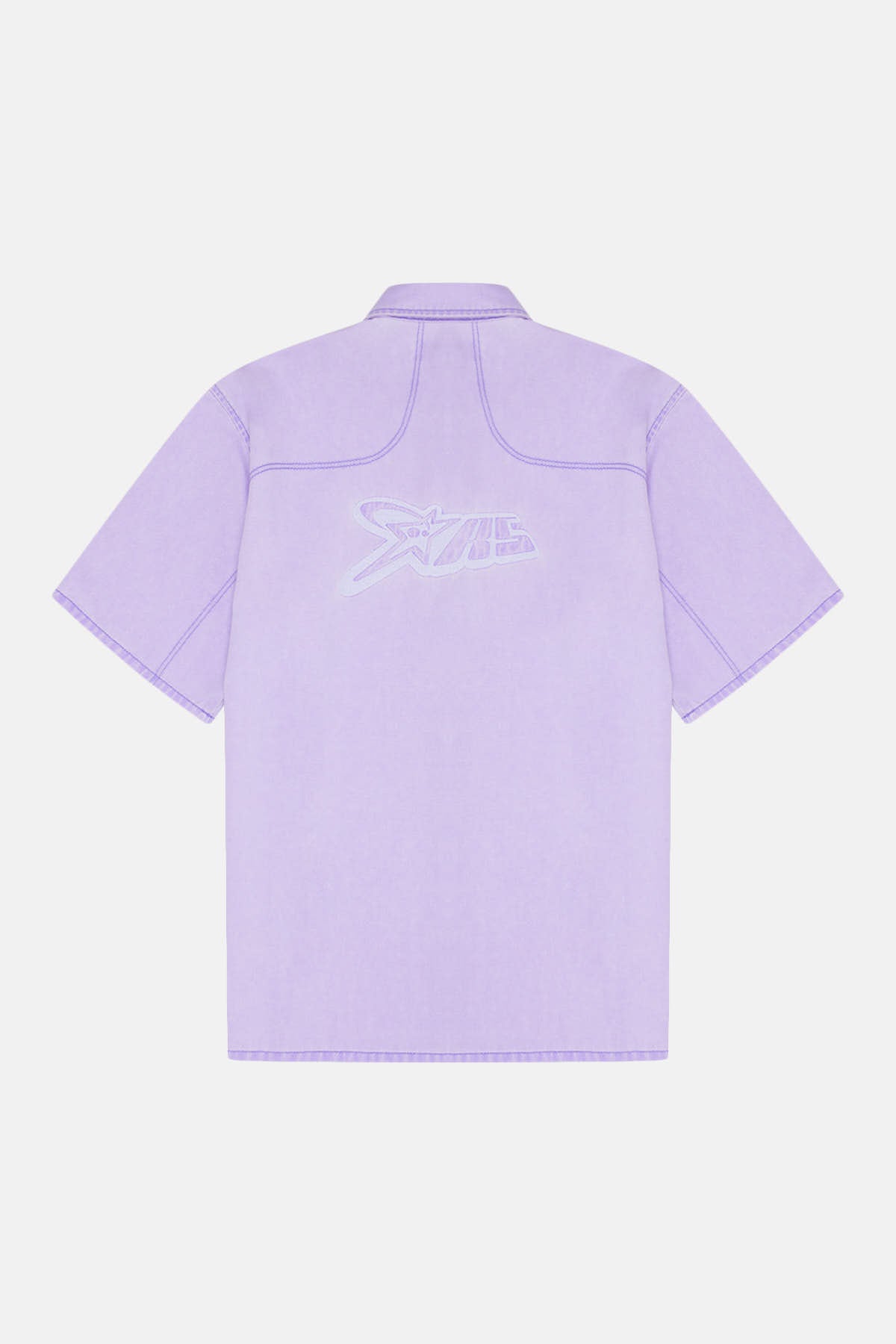 Logo Short Sleeve Shirt - Purple