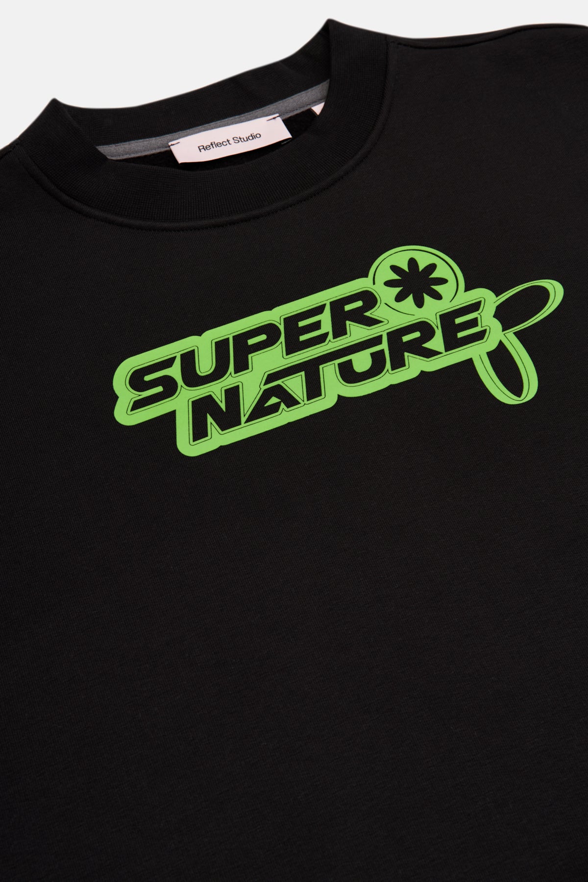 Super Nature Baggy Sweatshirt - Black