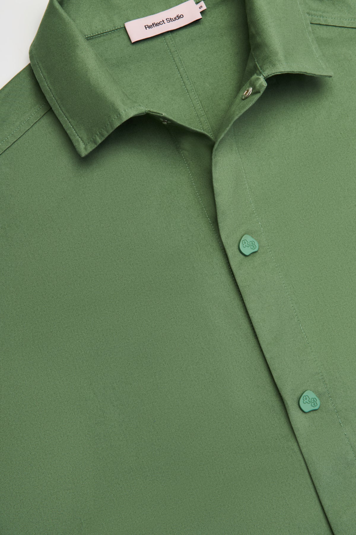 Logo Tag Short Sleeve Light Jacket - Safari Green