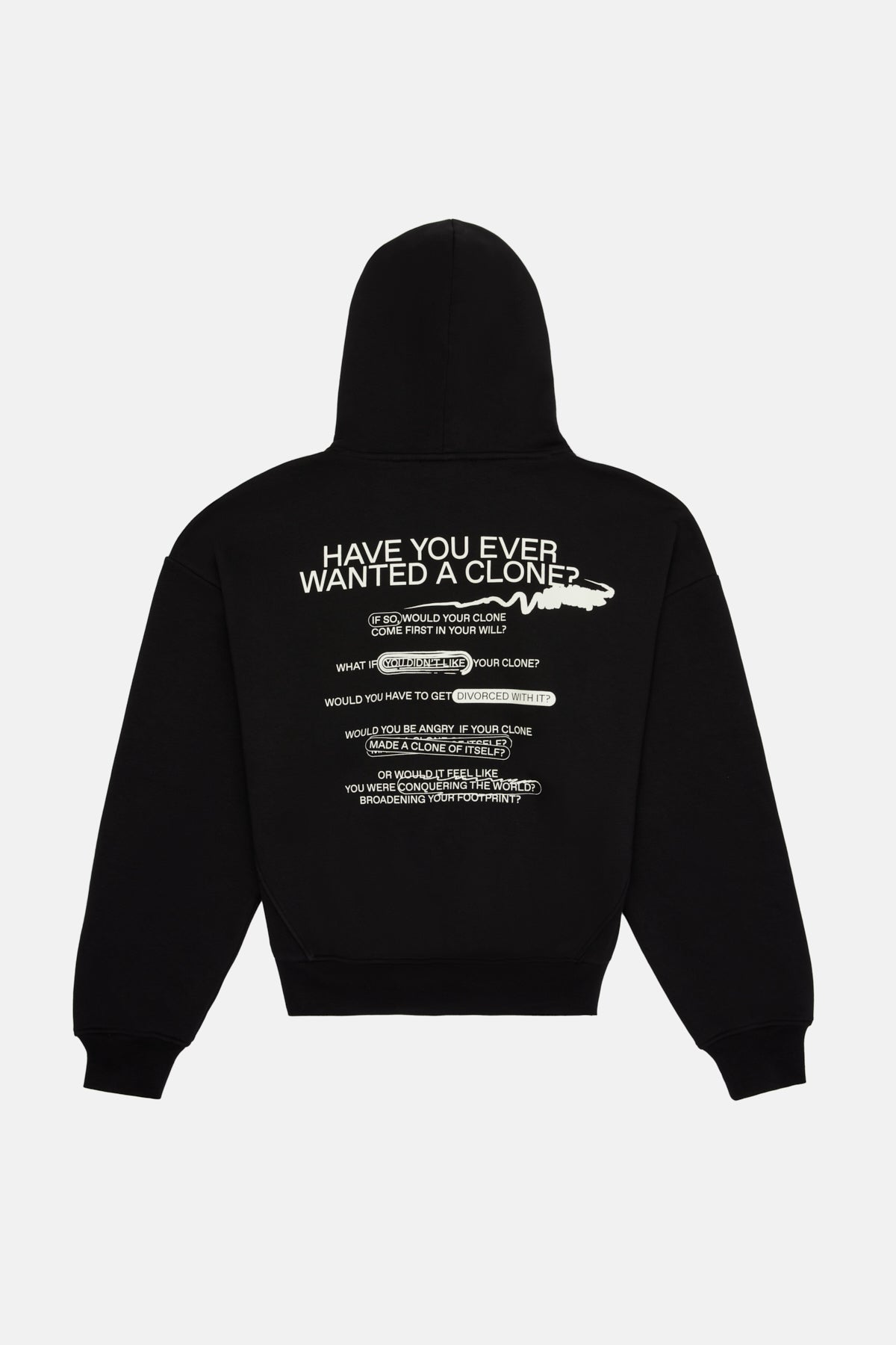 Clone Baggy Hoodie - Black