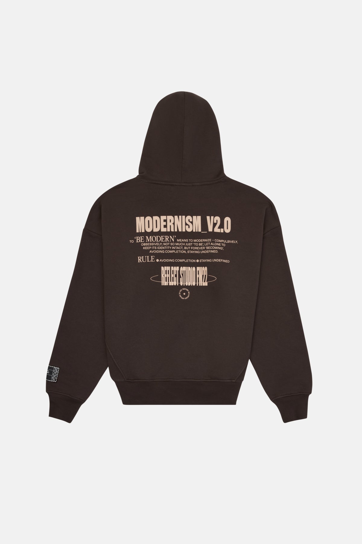 Modernism_V2.0 Baggy Hoodie - Brown