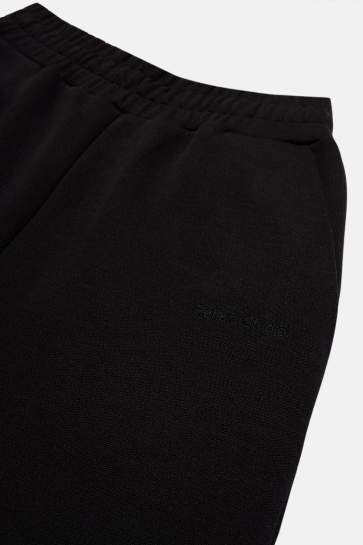 Logo Women Cuffed Sweatpants - Black
