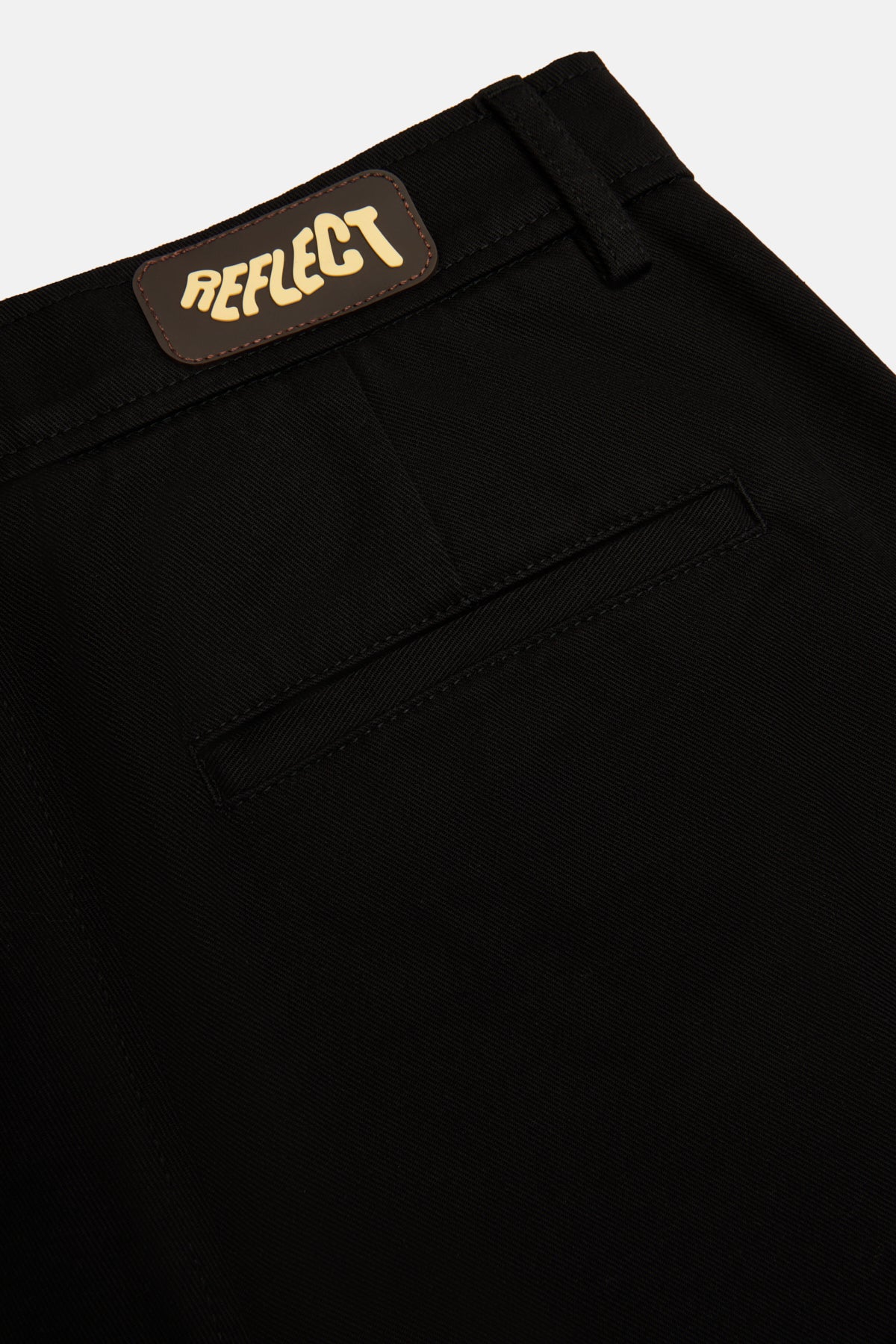 Logo Tag Painter Pants - Black