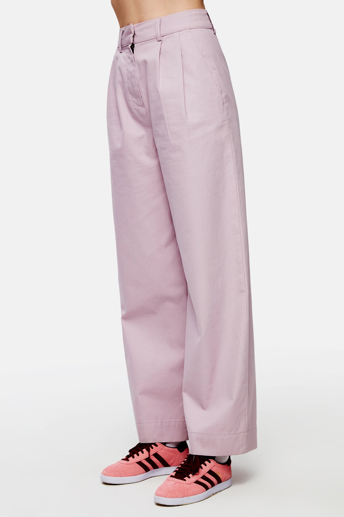 Pleated Pants - Lilac
