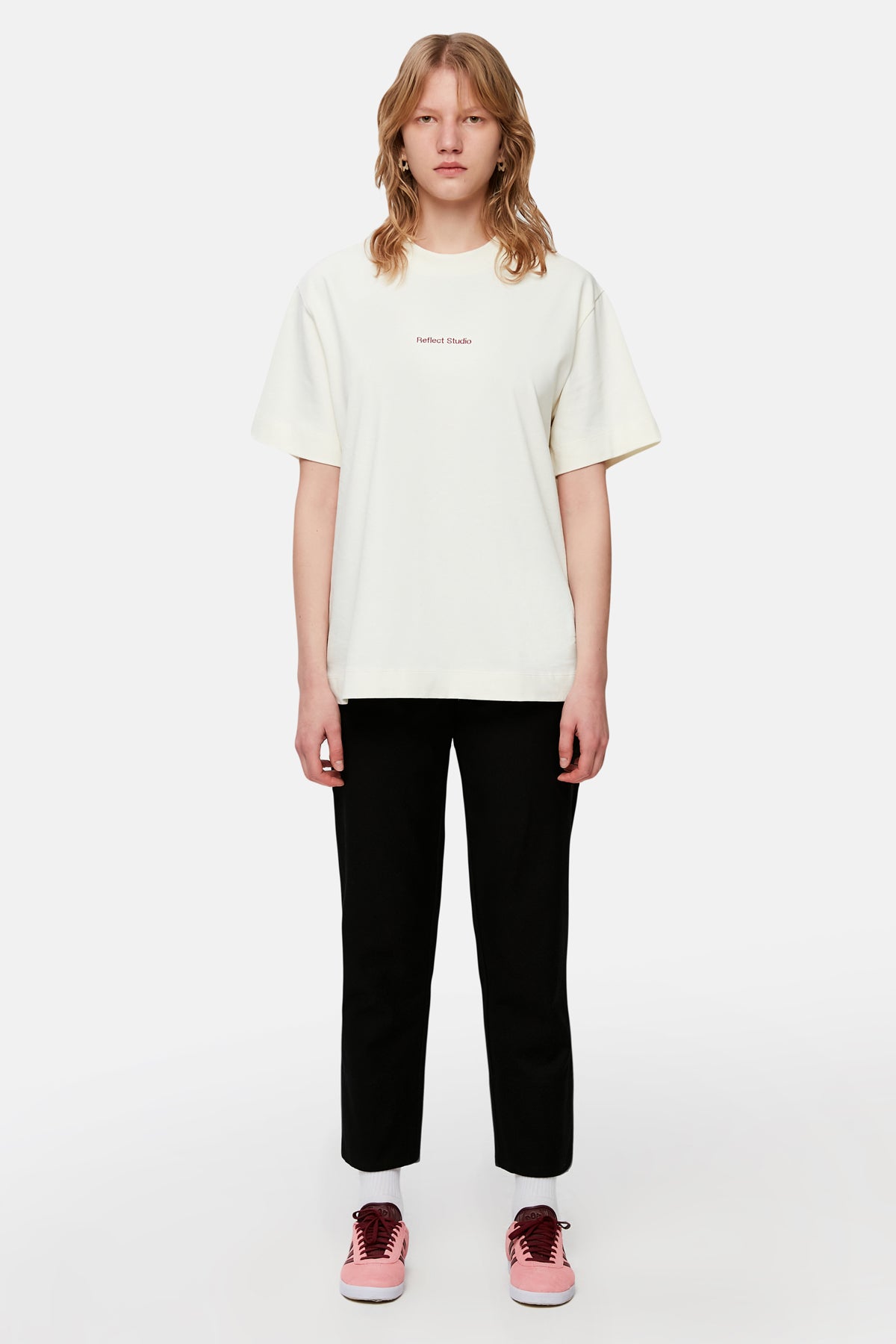 Logo Tag Painter Pants - Black