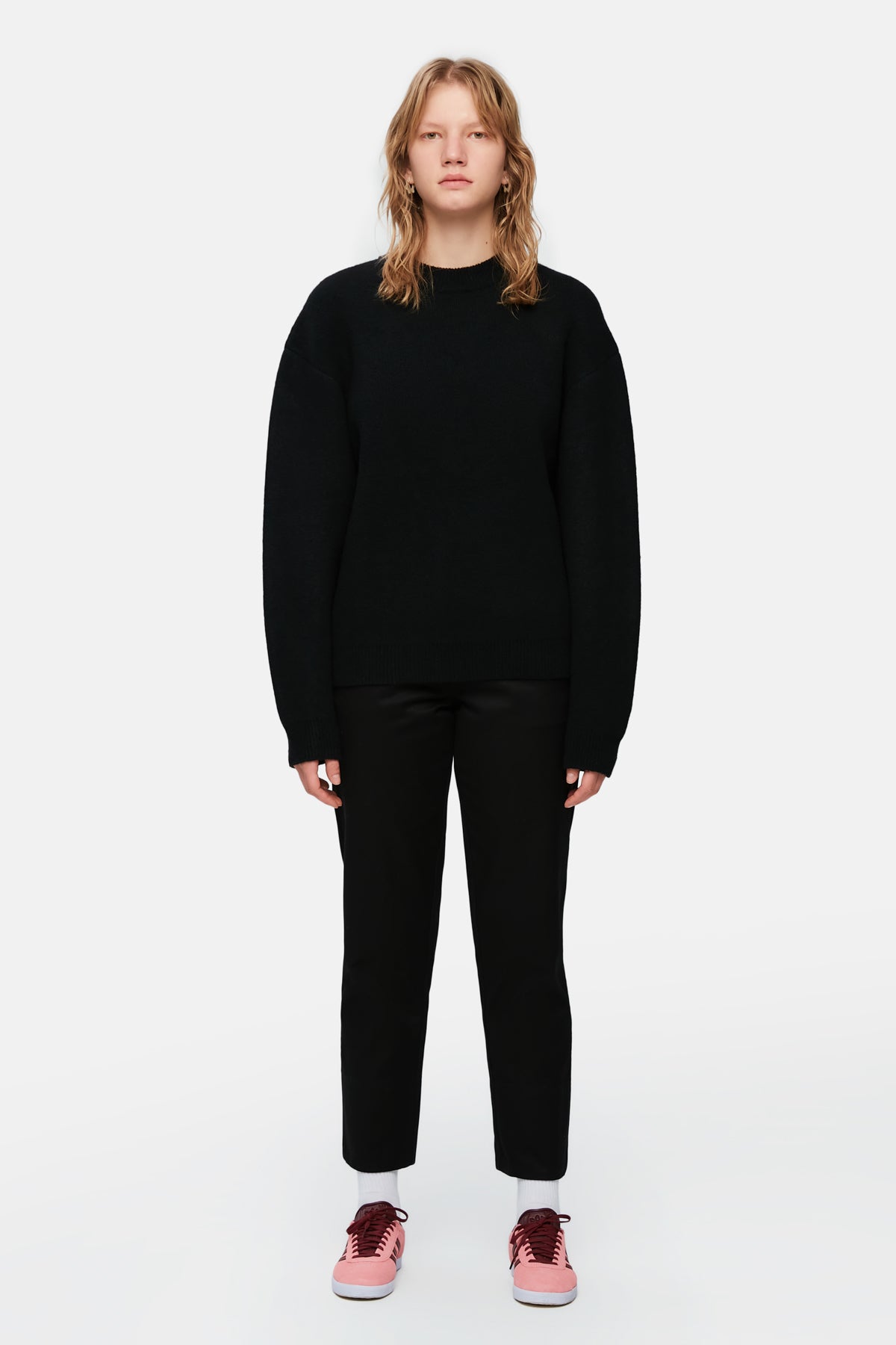 Basic Knit Sweater - Black