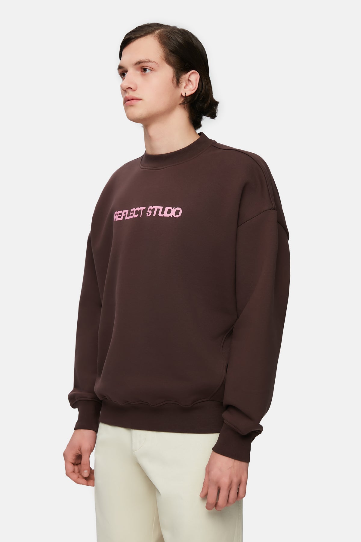 Dark brown outlet sweatshirt