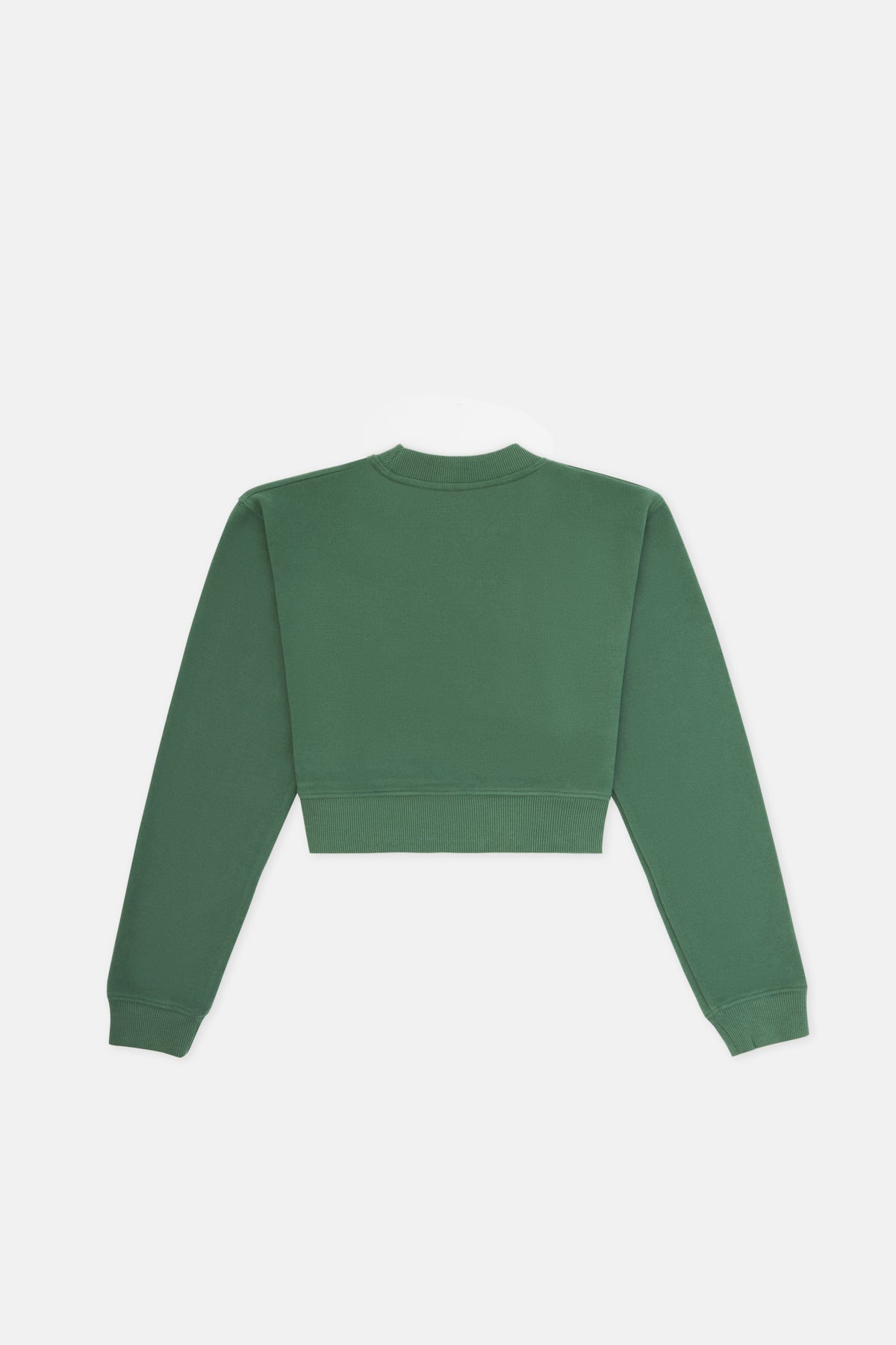Mirket Super Soft Crop Sweatshirt -  Yeşil