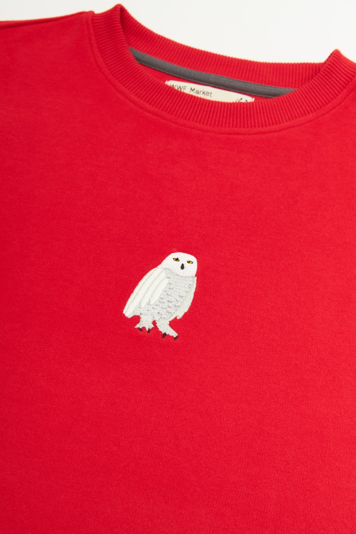 Kar Baykuşu Super Soft Sweatshirt - Kırmızı