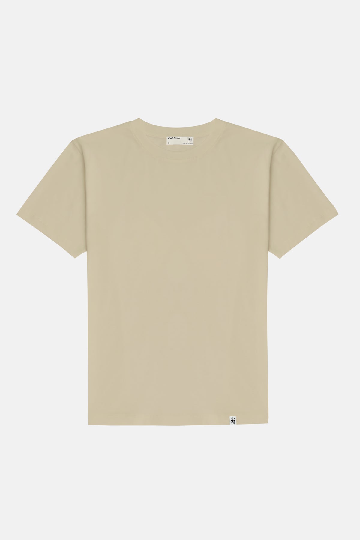 Basic Light-Weight Erkek T-Shirt - Bej