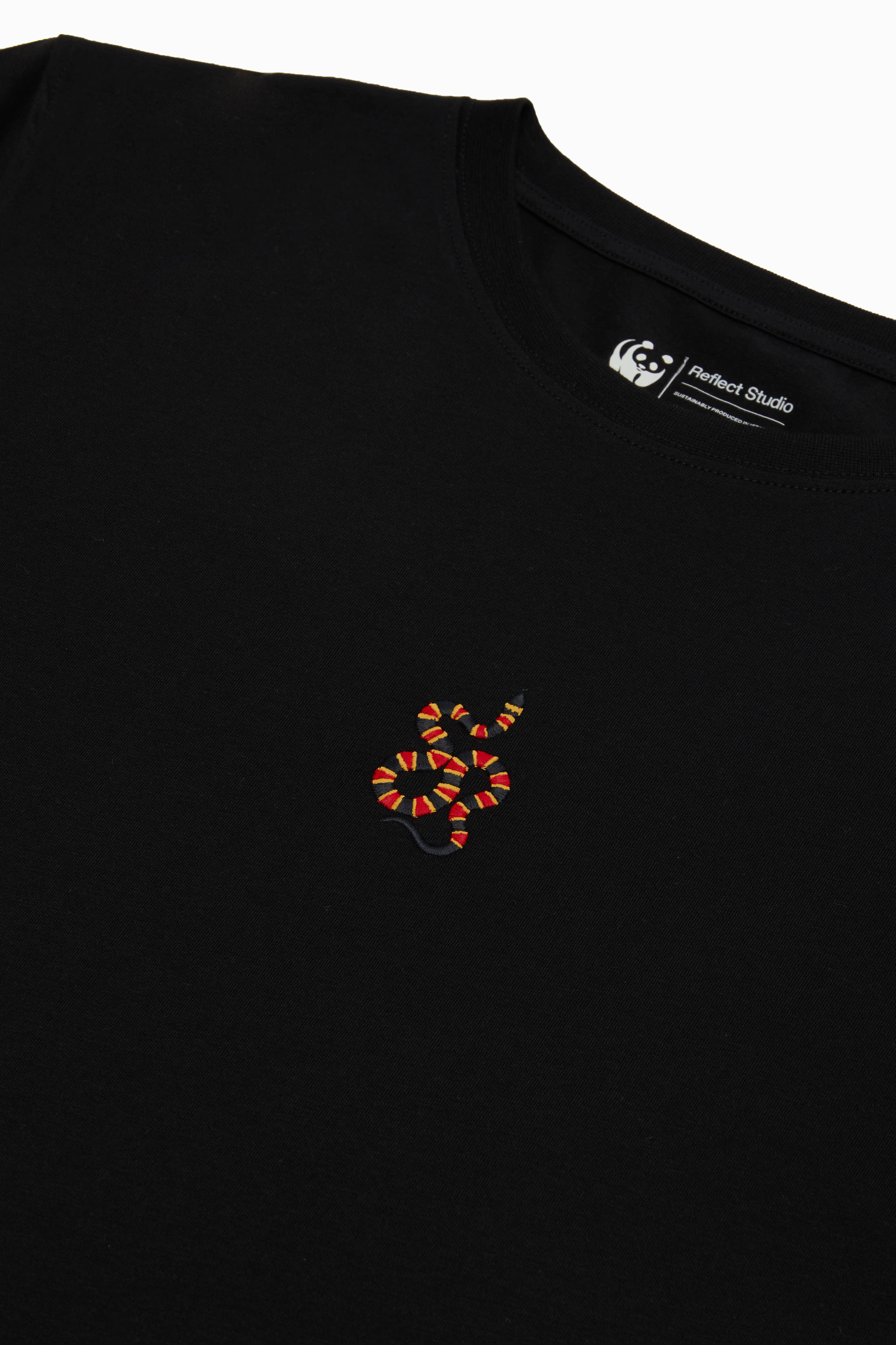 Mercan Yılanı Supreme T-shirt - Siyah
