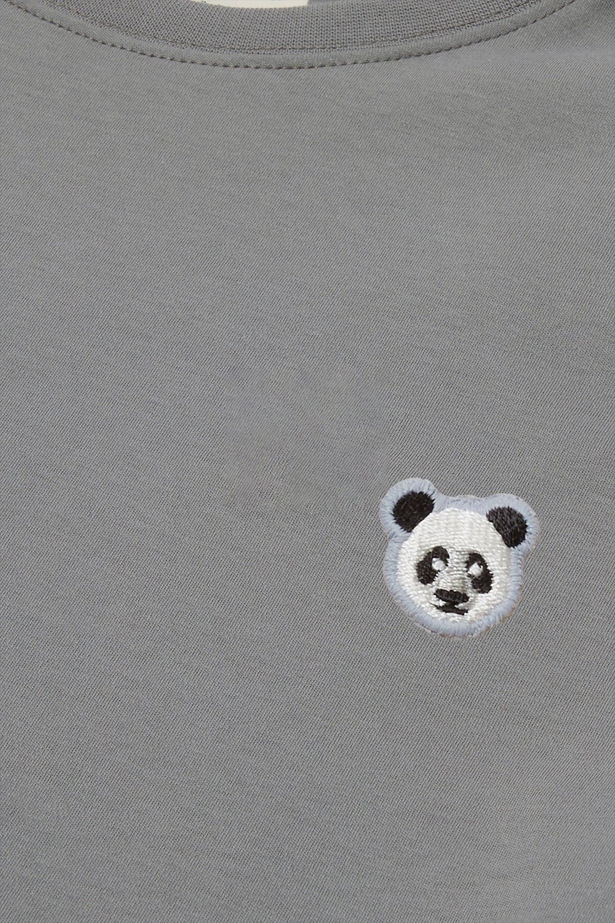 Panda Premium T-Shirt - Gri