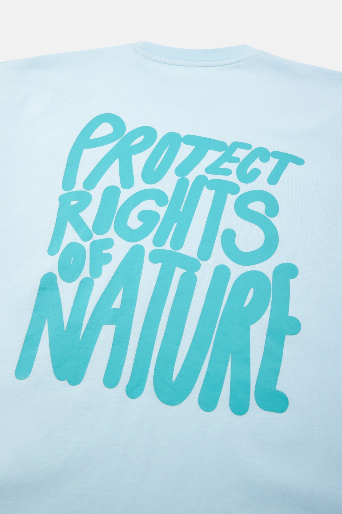 Protect Rights Oversize Light-Weight T-Shirt - Açık Mavi